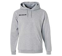 GIVOVA Felpa con Cappuccio New Grigio Tg. 3XL