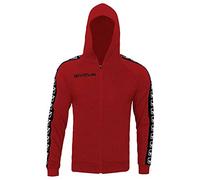 GIVOVA BA10-0012-XL Felpa Full Zip Band, Rosso, XL