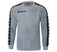 GIVOVA Felpa Girocollo Band Bianco Tg. S