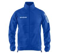 Givova RAIN JACKET WIND AZZURRO/BIANCO Tg. M