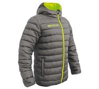 GIVOVA GIUBBOTTO OLANDA GRIGIO SCURO/GIALLO FLUO Tg. XS