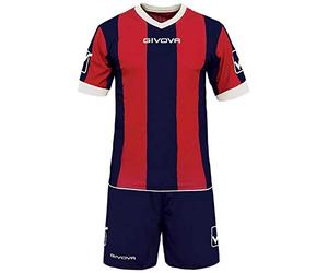 GIVOVA KIT CATALANO MC BLU/ROSSO Tg. L