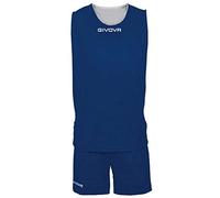GIVOVA KIT DOUBLE IN MESH BLU/BIANCO Tg. XS