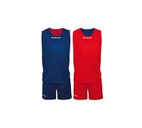 GIVOVA KIT DOUBLE IN MESH BLU/ROSSO Tg. L