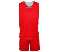 Givova Set da basket reversibile KITB03-1203 rosso 3XL