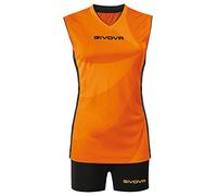 GIVOVA Kit ELICA Volley Arancio/Nero Tg. XS