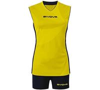 GIVOVA Kit ELICA Volley Giallo/Nero Tg. XS