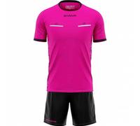Givova Kit Flag Divisa da arbitro 2 pezzi KITA08-0610 rosa M