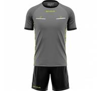 Givova Kit Flag Divisa da arbitro 2 pezzi KITA08-2310 gris L