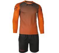 Givova Kit Manchester Portiere Arancio/Nero Tg. 2XS