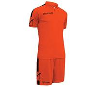 Givova Play Short Sleeve Set Arancione M Uomo