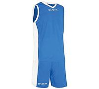 GIVOVA KIT POWER INTERLOCK AZZURRO/BIANCO Tg. L