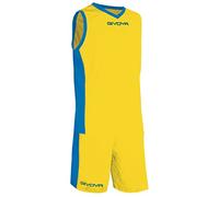 GIVOVA KIT POWER INTERLOCK GIALLO/AZZURRO Tg. 3XL