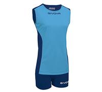 GIVOVA Kit Volley Piper Celeste/Blu Tg. S