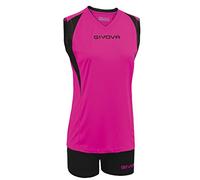 GIVOVA Kit Volley Spike Fuxia/Nero Tg. S