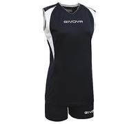 GIVOVA Kit Volley Spike Nero/Bianco Tg. XS