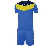 Givova KITC53, Kit Campo Unisex - Adulto, Azzurro/Giallo, L