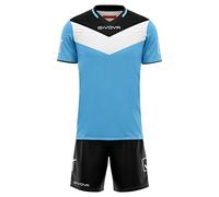 Givova KITC53, Kit Campo Unisex - Adulto, Celeste/Nero, XL