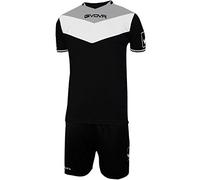 Givova KITC53, Kit Campo Unisex - Adulto, Nero/Grigio Chiaro, S