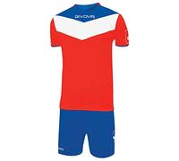 Givova KITC53, Kit Campo Unisex - Adulto, Rosso/Azzurro, L