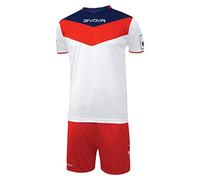 Givova KITC53, Kit Campo Unisex - Adulto, Rosso/Bianco, XS