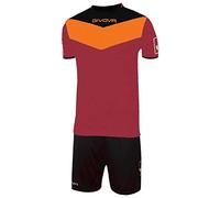Givova KITC53, Unisex Adulto, Granata-Arancio, L