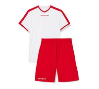 Givova KITC59, Kit Revolution Unisex - Adulto, Bianco/Rosso, M