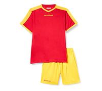 Givova KITC59, Kit Revolution Unisex - Adulto, Rosso/Giallo, 2XL