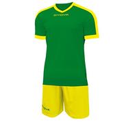 Givova KITC59, Kit Revolution Unisex - Adulto, Verde/Giallo, S