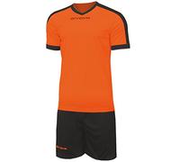 Givova KITC59, Kit Revolution Unisex - Bambino, Arancio/Nero, 4XS