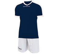 Givova KITC59, Kit Revolution Unisex - Bambino, Blu/Bianco, 2XS