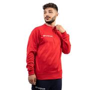 Givova Maglia POLARFLEECE Tecnica 500 Half Zip Rosso