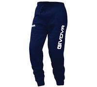 Joggers cotone Givova Mod. Moon Big Logo Bleu 2XL