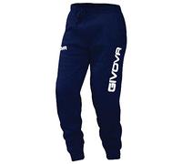 Joggers cotone Givova Mod. Moon Big Logo Bleu XL