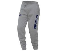 GIVOVA Panta Cotone MOD. Moon Big Logo Grigio Tg. 2XS