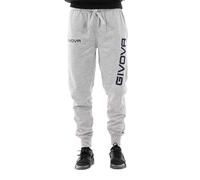 GIVOVA Panta Cotone MOD. Moon Big Logo Grigio Tg. 3XL