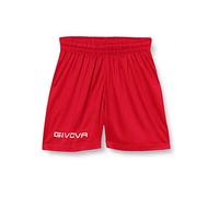 GIVOVA Pantaloncino Capo Interlock Rosso Tg. 3XS