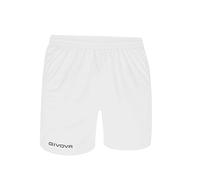 Givova P016, Pantaloncini Givova One Unisex - Adulto, Bianco, M
