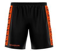 Givova Pantaloncino Poly Band Arancio Fluo/Nero
