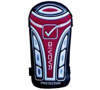 Givova Parastinchi "Parastinco Protection" nero / rosso rosso Herren One Size