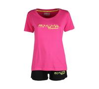 Givova Pigiama corto da donna in cotone con t-shirt e shorts