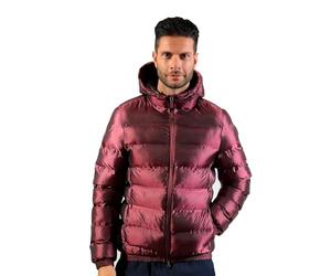 GIVOVA Piumino Uomo 110 grammi - Giacca Uomo 4 Stagioni Trapuntato Imbottito - MASTER Granata, M