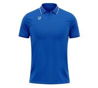 GIVOVA Polo Cotone Piquet Action Azzurro/Bianco Tg. L