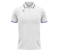 GIVOVA Polo Cotone Piquet Action Bianco/Blu Tg. M