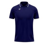 GIVOVA Polo Cotone Piquet Action Blu/Bianco Tg. 2XL
