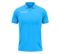 Polo in piqué di cotone Givova Summer Bleu L