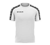 Givova Poly Band - Maglietta a Maniche Corte Unisex - Adulto, Bianco, 4XL