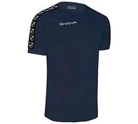 Givova Poly Band - Maglietta a Maniche Corte Unisex - Adulto, Blu, 2XS