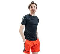Givova Poly Band - Maglietta a Maniche Corte Unisex - Adulto, Nera, S