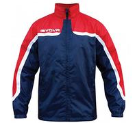 Givova Rain Asia Giacca, Blu/Rosso, S